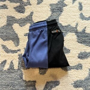 Kerrits Kids blue and black riding pants/leggings